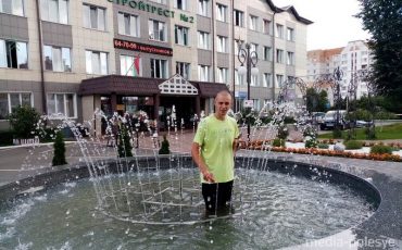 Идёт процесс регулировки напора воды