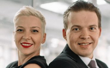 Мария Колесникова и Максим Знак. Фото: Штаб Виктора Бабарико