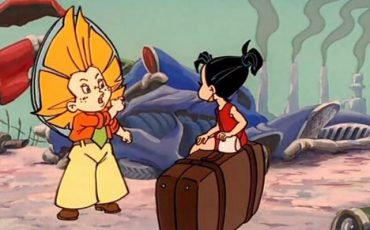 Кадр из мультфильма «Незнайка на Луне»