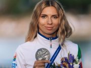 Кристина Тимановская с медалью. Источник фото: БФСС