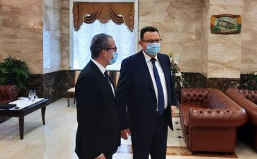 Ханс Клюге и Дмитрий Пиневич. Фото: minzdrav.gov.by