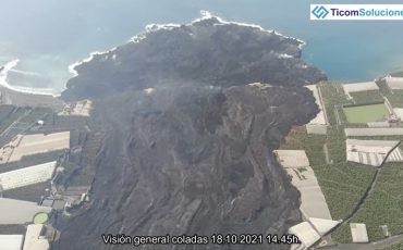 Скриншот видео правительства Ла Пальмы