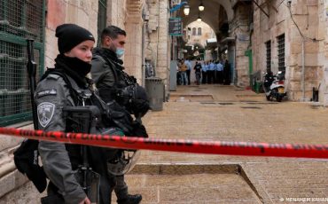 На месте теракта в Старом городе в Иерусалиме