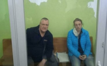 Леонид Судаленко и Татьяна Ласица в зале суда