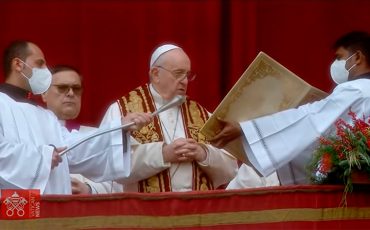 Скриншот видеозаписи Vatican News