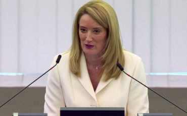 Роберта Метсола. Скриншот видео Европарламента