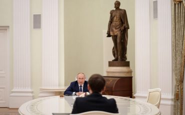 Владимир Путин и Эммануэль Макрон. Фото: @EmmanuelMacron