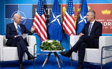 NATO Secretary General Jens Stoltenberg meets with the President of the United States, Joe Biden