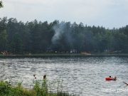 Белое озеро в Лунинецком районе на глубне коварно