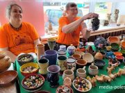 Наталья Кабанова и Сергей Молчан приехали на пленэр из Минска