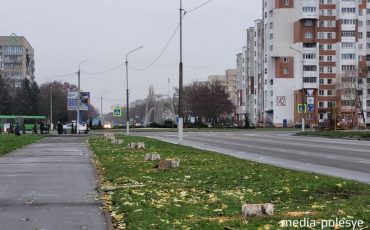 Так выглядела удица Центральная 16 ноября