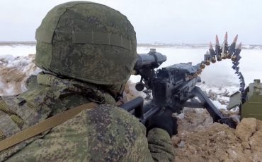 Скриншот видео подготовки российских войск в Беларуси