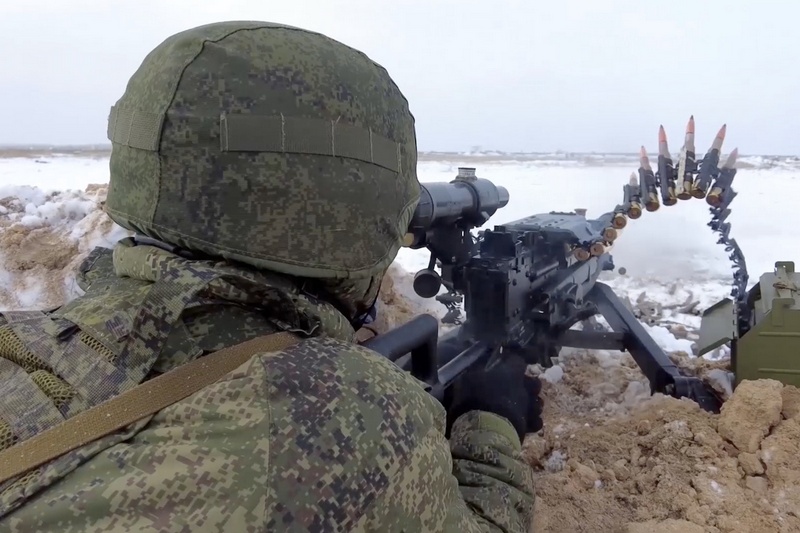 Скриншот видео подготовки российских войск в Беларуси