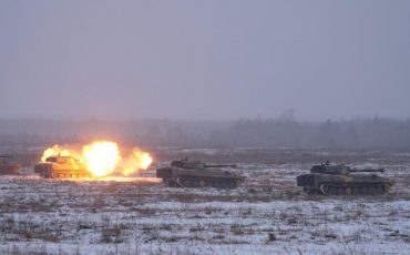 30 общевойсковый полигон, с которого доносятся звуки, в декабре 2021 года / Министерство обороны