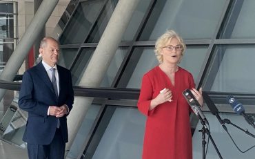 Олаф Шольц и Кристина Ламбрехт. Фото: By AKYV - Own work, CC BY-SA 4.0