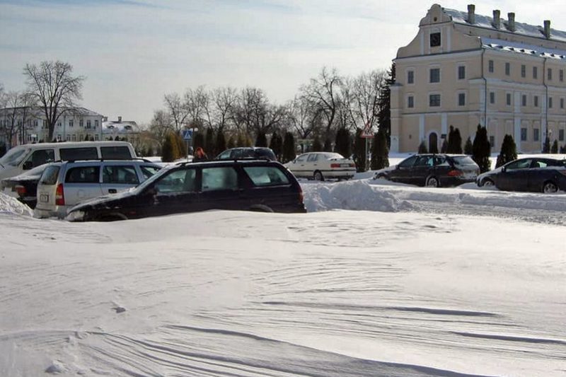 Площадь Ленина в Пинске в 2013 году. Фото Владимира Пищальникова