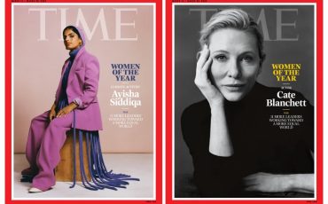 Photographs by Josefina Santos (Siddiqa) and Yana Yatsuk (Blanchett) for TIME