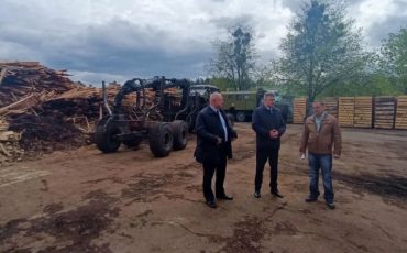 Министр в Житковичском районе / t.me/minleshoz/