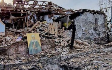 Так выглядит разрушенная войсками РФ в Пасхальную ночь церковь в пригороде Запорожья