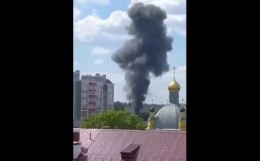 Падение второго вертолета за сутки. Скриншот видео