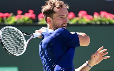 Daniil Medvedev in action. Фото иллюстрационное