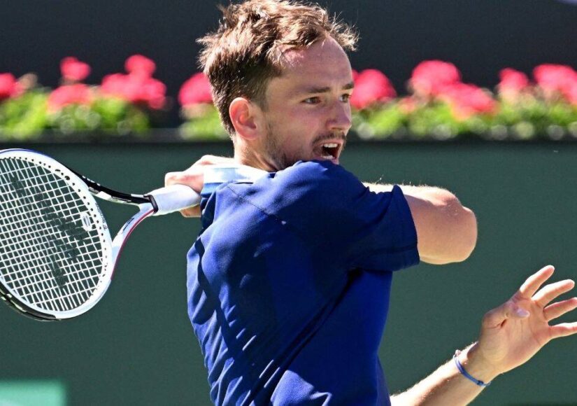 Daniil Medvedev in action. Фото иллюстрационное