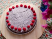 Пирог с ягодным кремом