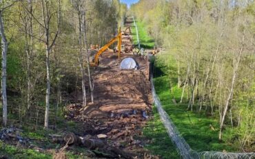 Металлический тоннель / delfi.lv