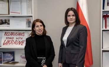 Светлана Тихановская и Хадас Виттенберг-Сильверстайн. Фото: t.me/tsikhanouskaya