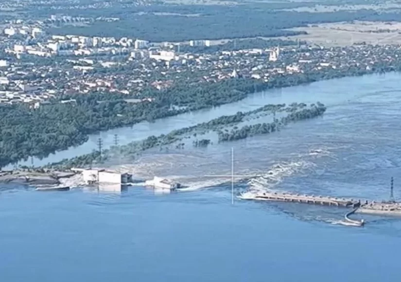 Каховская ГЭС уничтожена / фото t.me/energoatom_ua