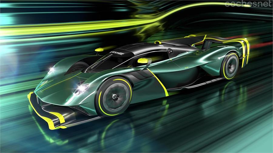 На малюнку - Aston Martin Valkyrie AMR Pro, які будуць вырабляць толькі 40 адзінак, выключна для трасы.