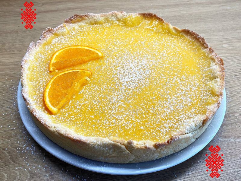 Лимонно-апельсиновый пирог