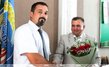 Александр Солоневич и Александр Богдан. Фото: Пинский райисполком