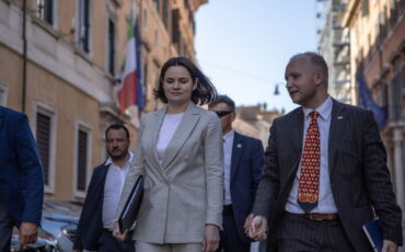 Светлана Тихановская в Риме в июле 2023 года. Фото: tsikhanouskaya.org