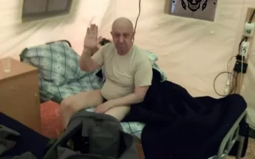 Евгений Пригожин в лагере под Осиповичами