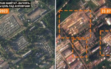 Западная часть лагеря 1 и 23 августа. Фото: Planet Labs / 