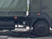 Грузовик сбил подростка в Борисове. 22 августа 2023 года. Фото: instagram.com/typical_barysau