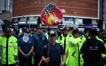 Протесты в Сеуле (Южная Корея) против сброса воды с «Фукусимы». 22 августа 2023 года. Фото: Reuters