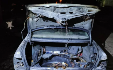 Автомобиль загорелся / t.me/gaiminsk/