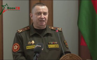 Валерий Ревенко. Скриншот видео Источник: https://reform.by/minoborony-predvaritelno-predstaviteli-polshi-otkazyvajutsja-nabljudat-za-uchenijami-boevoe-bratstvo-2023