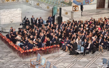 Вручение Нобелевской премии мира. Осло, Норвегия. 10 декабря 2022 года.