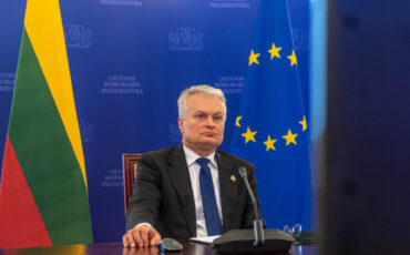 Снимок иллюстративного характера. Президент Литвы Гитанас Науседа. Фото: Robertas Dačkus / lrp.lt