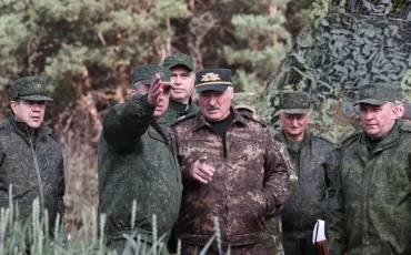 Александру Лукашенко показали, где граница с Украиной / president.gov.by