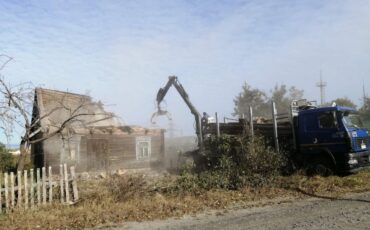 Снос дома на улице Граничной