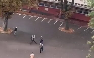 Скриншот видео twitter.com/areamilitarof