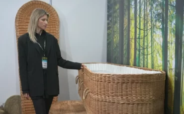 Экогроб из лозы / msk1.ru