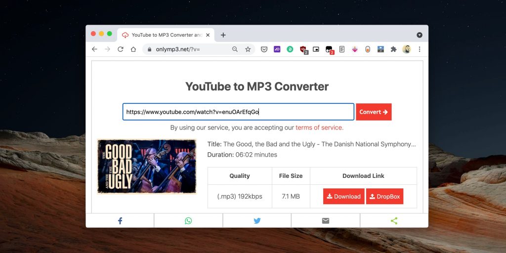 OnlyMP3 Как скачать музыку с YouTube с помощью онлайн-сервиса OnlyMP3