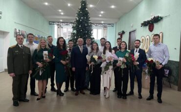 Молодые лиди года, названные лучшими с председателем райисполкома Григорием Протосовицким