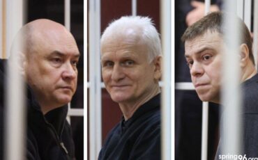 Валянцін Стэфановіч, Алесь Бяляцкі, Уладзімір Лабковіч Фота: 