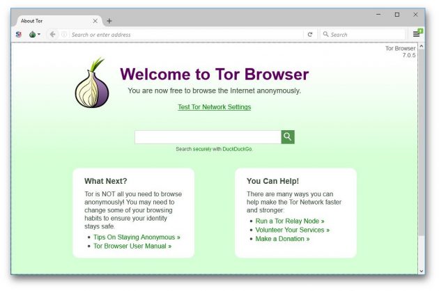 персональные данные: Tor